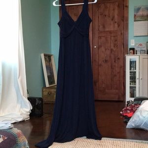 Navy maxi dress